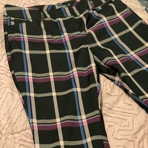 New York & Company plaid dress slacks